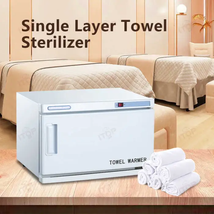 Towel Cabinet for Hotels and Restaurants Features a Convenient Towel Warmer
