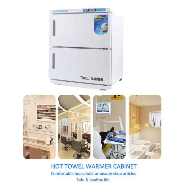 50L Towel Warmer Cabinet 400W Disinfecting Cabinets Spa Salon Use