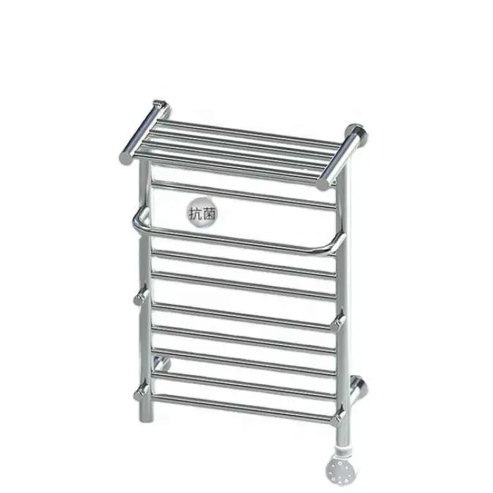 Smart Electric Heated Home Bathroom Towel Rack Wall Mounted Stainless Steel Ladder Radiator Towel Rail Warmer Rack
