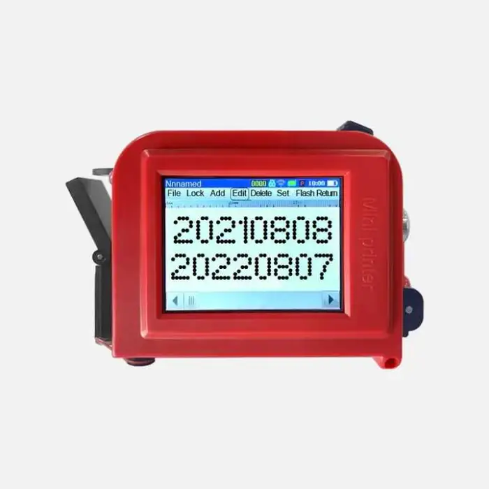 Lom Date Label and Time Coding Portable Hand Jet Printer Thermal Expiry Date Batch Coding Inkjet Printer