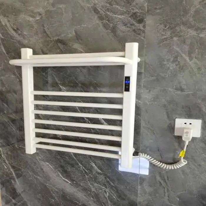 Towel Warmer and Drying Rack, Towel Warmer Heated Towel Rack, 10-Bars Wall Mounted Electric Towel Warmer