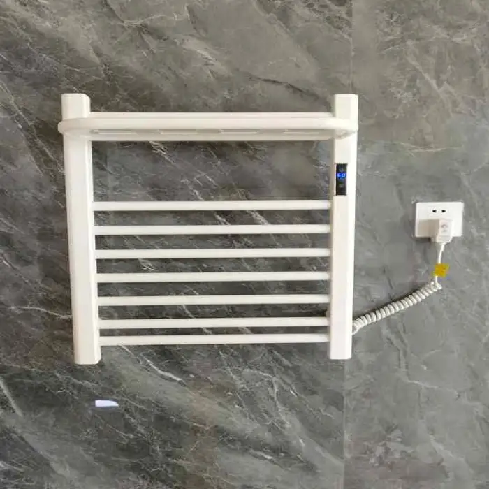 Towel Warmer and Drying Rack, Towel Warmer Heated Towel Rack, 10-Bars Wall Mounted Electric Towel Warmer
