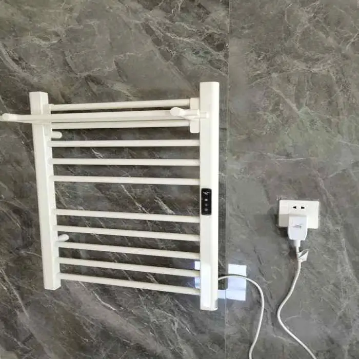 Towel Warmer and Drying Rack, Towel Warmer Heated Towel Rack, 10-Bars Wall Mounted Electric Towel Warmer