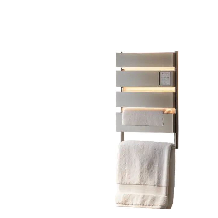 Small Electric Heated Towel Rail Speed-Heat  Towel Warmer Switch Timer Smart