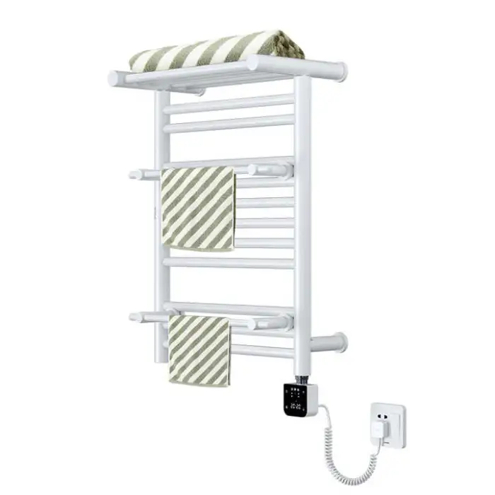 AVONFLOW 110V Plug Bathroom Smart Wi-Fi Digital Thermostat Bathroom Electric Towel Warmer