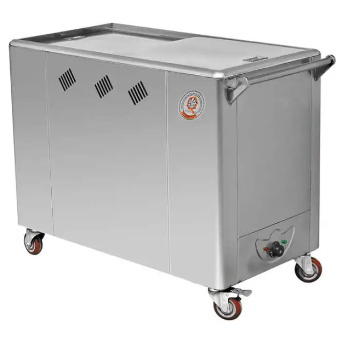 High Efficiency and Practical Disinfection Trolley for Hospital  Towel Warmer Carts