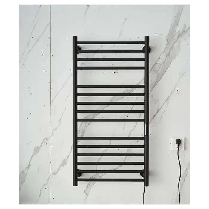 Bathroom Accessories Electric Towel Dryer Wall-mounted Heated Towel Rack Stainless Steel Towel Warmer Rail