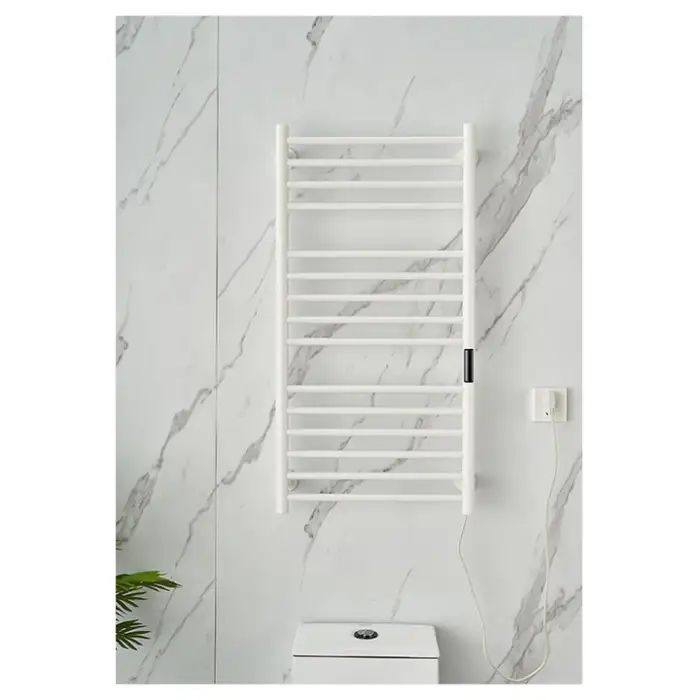 Bathroom Accessories Electric Towel Dryer Wall-mounted Heated Towel Rack Stainless Steel Towel Warmer Rail