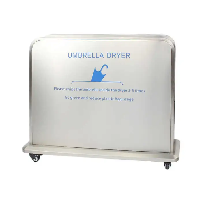 10L Wet Umbrella Dryer Rainwater Remover Stainless Steel Eco Friendly Manual Umbrella Dryer Machine Wrapping Holder