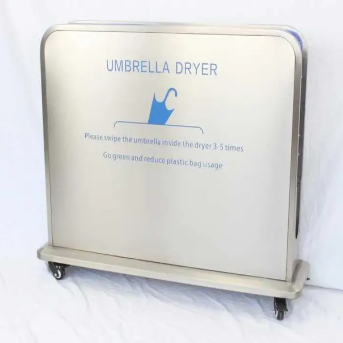 10L Wet Umbrella Dryer Rainwater Remover Stainless Steel Eco Friendly Manual Umbrella Dryer Machine Wrapping Holder
