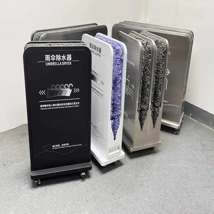 Eco-Friendly Wet Umbrella Dryer and Umbrella Station