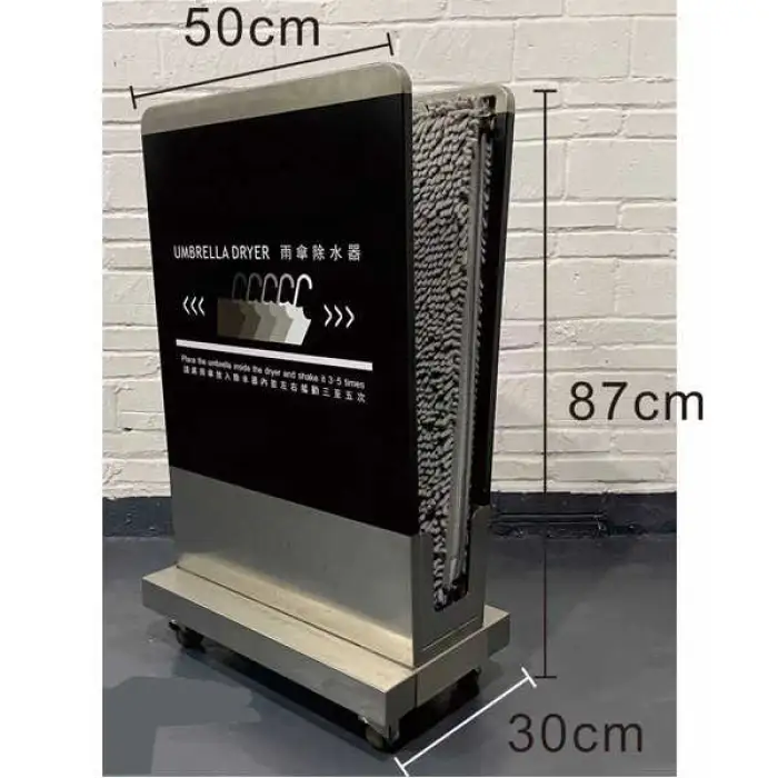 Eco-friendly Easy Use Umbrella Dryer Machine for Large Traffic Places