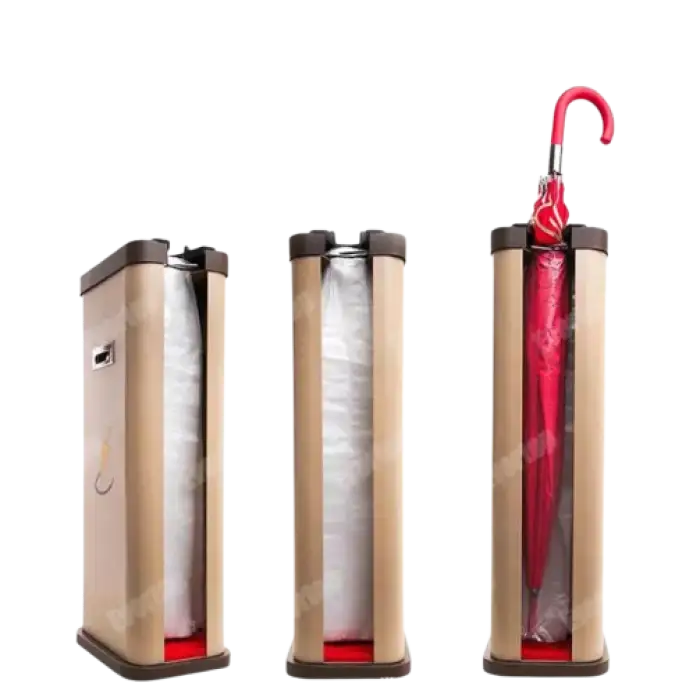 U-05B Steel Automatic Wet Umbrella Bag Dispenser Single Dispenser, Wet Umbrella Packer Automatic Wet Umbrella Wrapping Machine