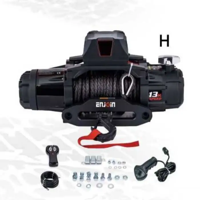 13000lbs 12v Car Capstan Other Rope Winches 2000-20000lb Electric 4x4 Remote Control Kits 4x4 Off-Road Electric Winch