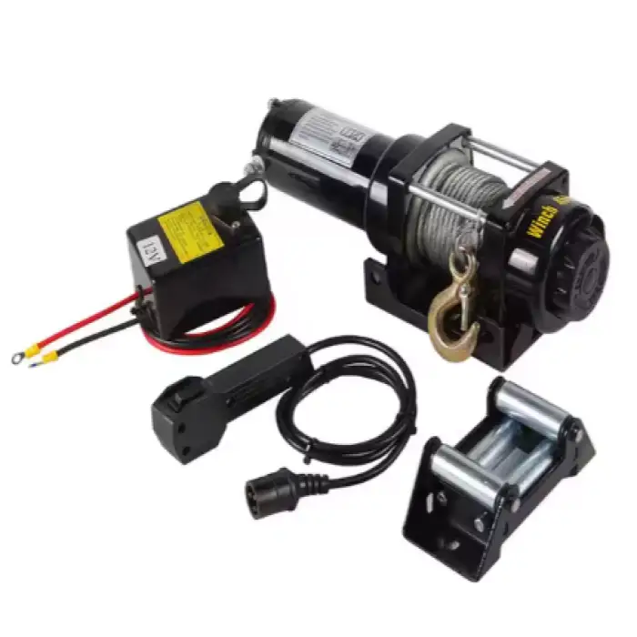 Electric Winch Offroad Self Rescue 12000lbs 12V Other Winches Nylon Rope AUTO 4x4 High Speed Truck Lifting Winch
