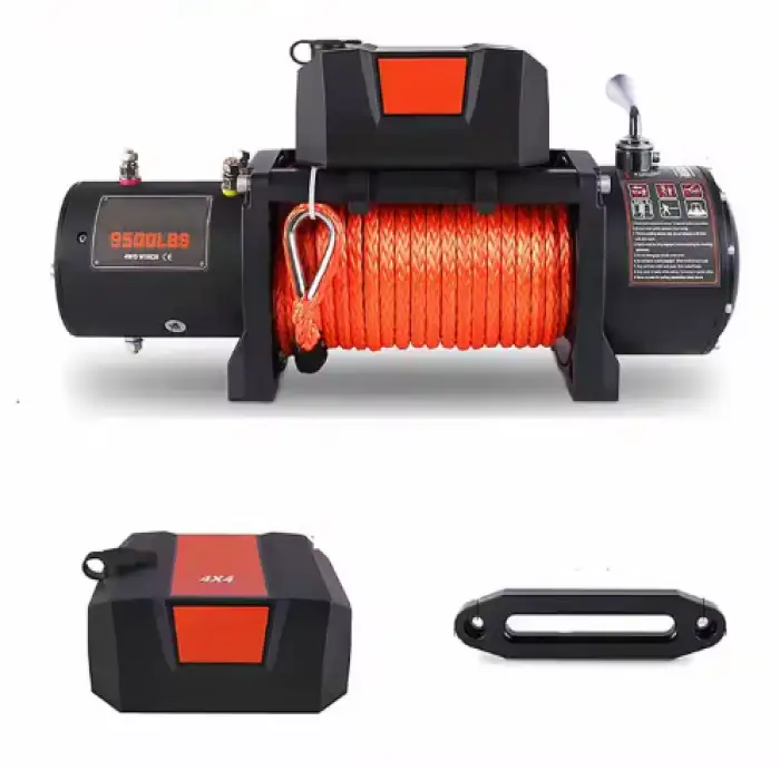 Offroad Winch 12000lbs 12v Electric/Remote Control Winch and Other 4x4 With Synthetic Rope