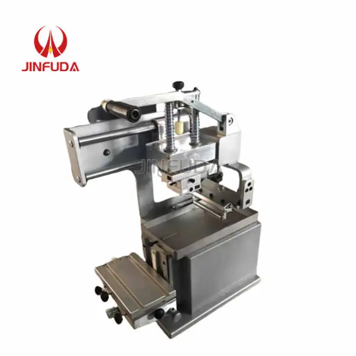 1 Color Manual Tampography Pad Printing Printer Machine for Ceramic Dishes Golf Ball Mouse Bottle Cap Saucer Automatic