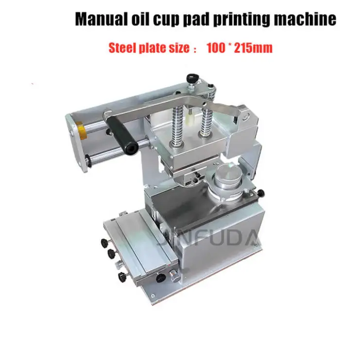 1 Color Manual Tampography Pad Printing Printer Machine for Ceramic Dishes Golf Ball Mouse Bottle Cap Saucer Automatic