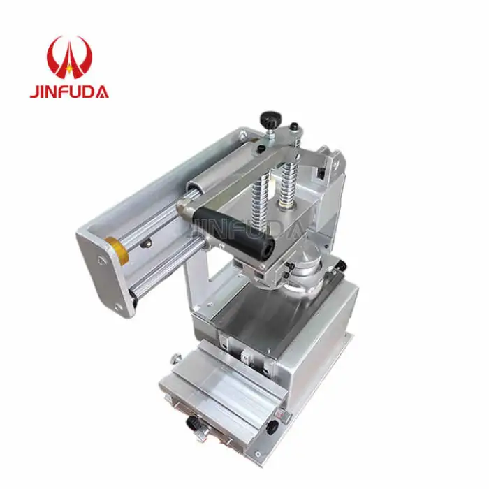1 Color Manual Tampography Pad Printing Printer Machine for Ceramic Dishes Golf Ball Mouse Bottle Cap Saucer Automatic