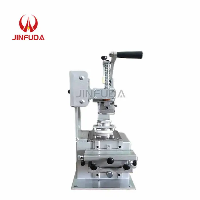 1 Color Manual Tampography Pad Printing Printer Machine for Ceramic Dishes Golf Ball Mouse Bottle Cap Saucer Automatic