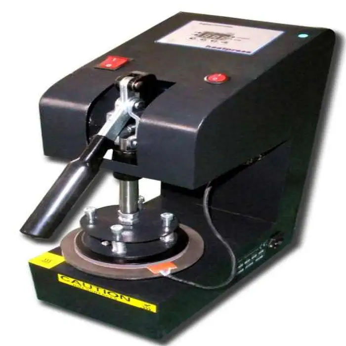 8 Inch Heat Printing on Ceramic Plates Heat Press Machine