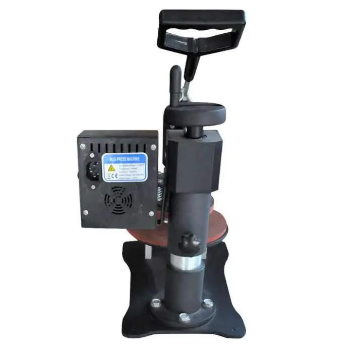 Manual DIY Logo Sublimation Transfer Heat Press Machine for Oval Round Ceramic Plate Dish Heat Transfer Machine