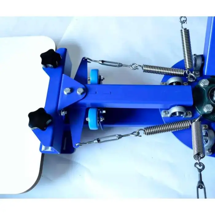 4 Color 2 Station Silk Screen Printing Equipment Press Machine Four Colour Two Platen Desktop Screen Print Carousel