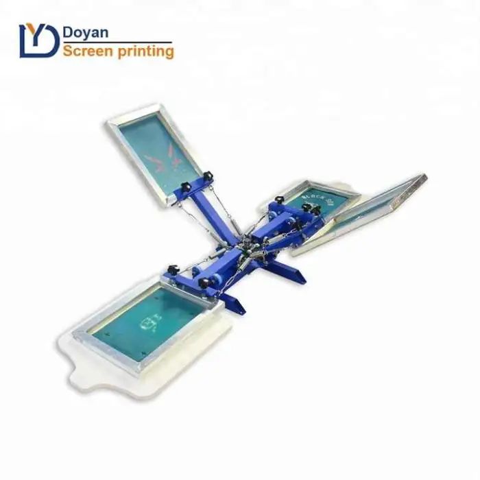 One-top Shop  4 Color 2 Station Screen Printing Machine