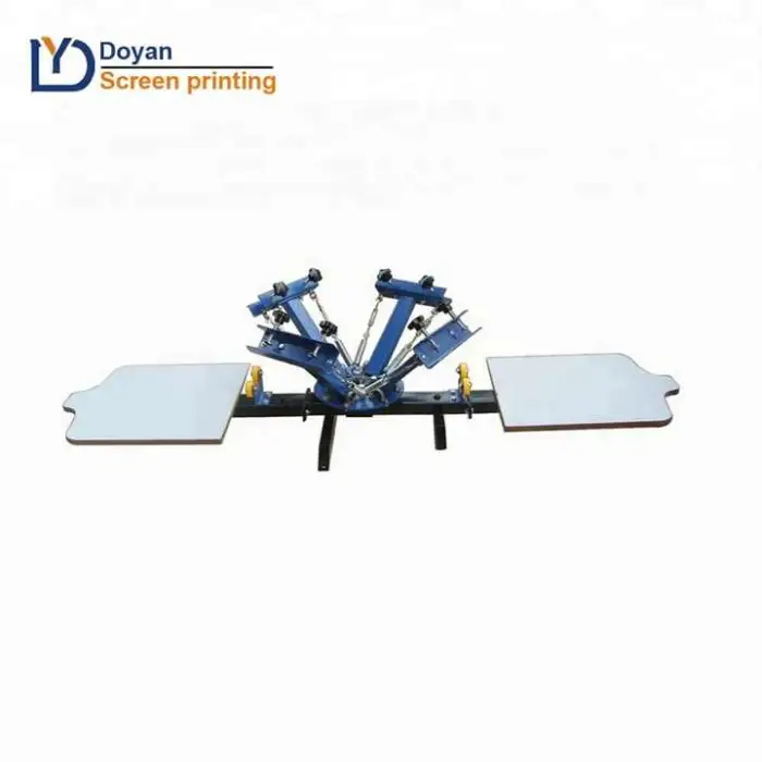 One-top Shop  4 Color 2 Station Screen Printing Machine