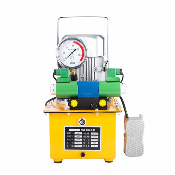 220V 10000Psi Portable Electric Hydraulic Pump Manual Double Acting for Hydraulic Powered Tools