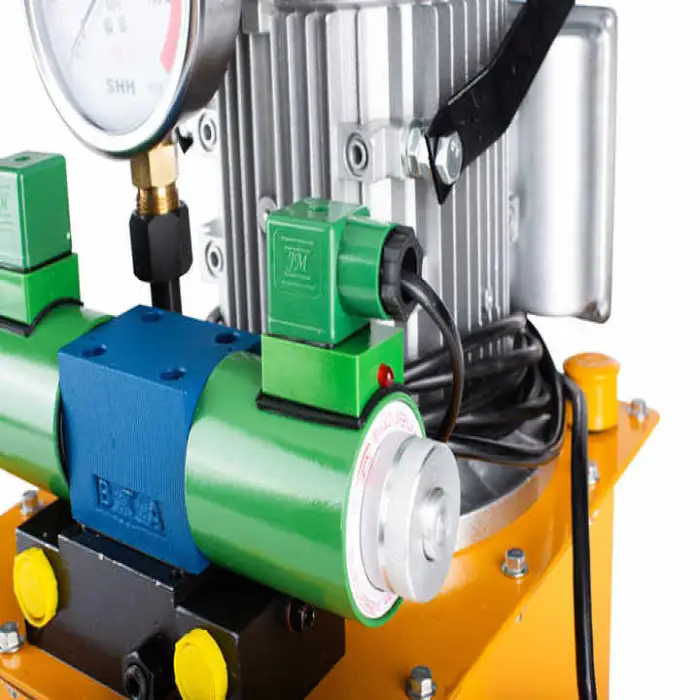 220V 10000Psi Portable Electric Hydraulic Pump Manual Double Acting for Hydraulic Powered Tools