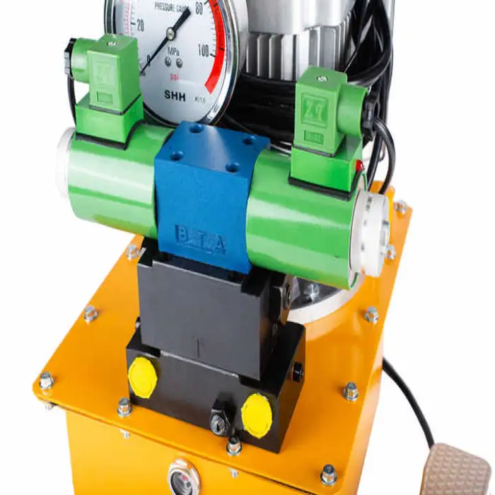 220V 10000Psi Portable Electric Hydraulic Pump Manual Double Acting for Hydraulic Powered Tools