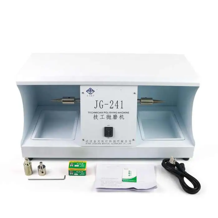Dental Lab Equipment Desktop Electric Polisher Porcelain Tooth Polishing Lathe Machine
