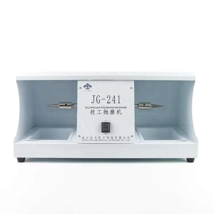 Desktop Dental Lab Electronic Polishing Buffing Machines Denture Zirconia Porcelain Teeth Polisher Lathes