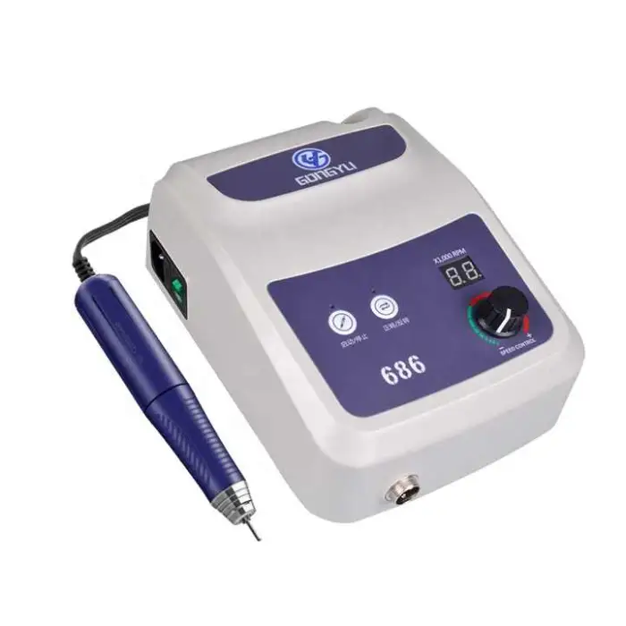 150W 50000rpm Dental Lab Brushless Micromotor Porcelain Head Denture Teeth Grinding Machine