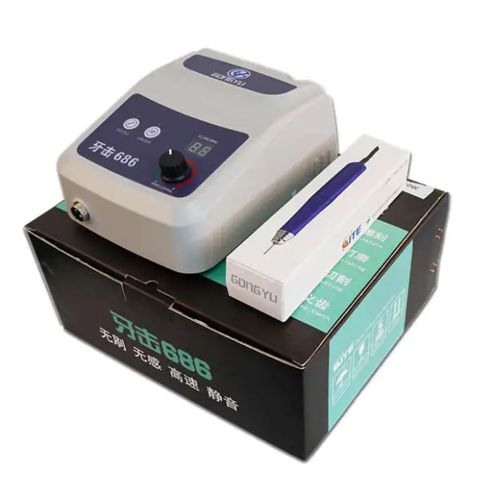 150W 50000rpm Dental Lab Brushless Micromotor Porcelain Head Denture Teeth Grinding Machine