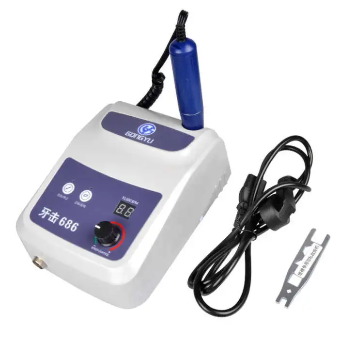 150W 50000rpm Dental Lab Brushless Micromotor Porcelain Head Denture Teeth Grinding Machine