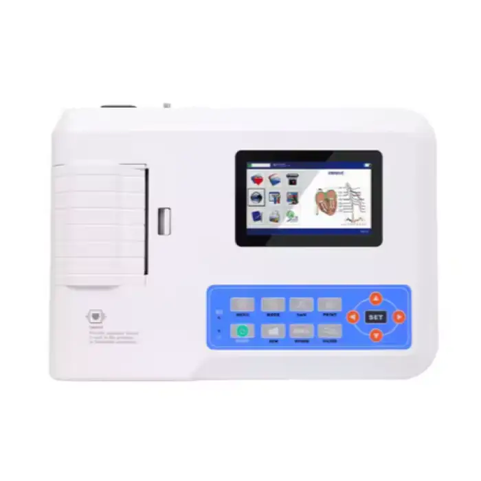 ECG300G medical diagnostic machine portable ecg 3 channel echocardiogram