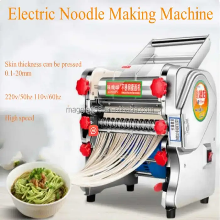 220v/50hz 550w Spaghetti Shirataki Konjac Small Automatic Potato Wet Noodle Cutting Making Machines