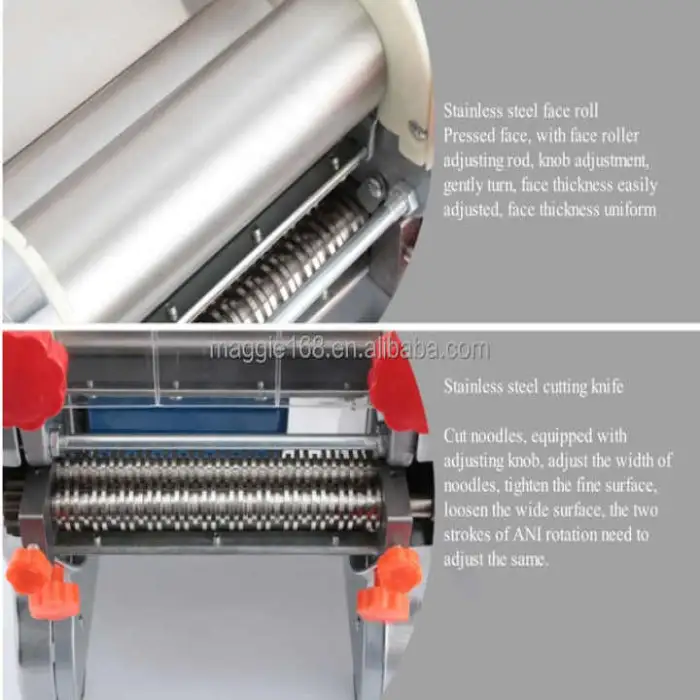 220v/50hz 550w Spaghetti Shirataki Konjac Small Automatic Potato Wet Noodle Cutting Making Machines