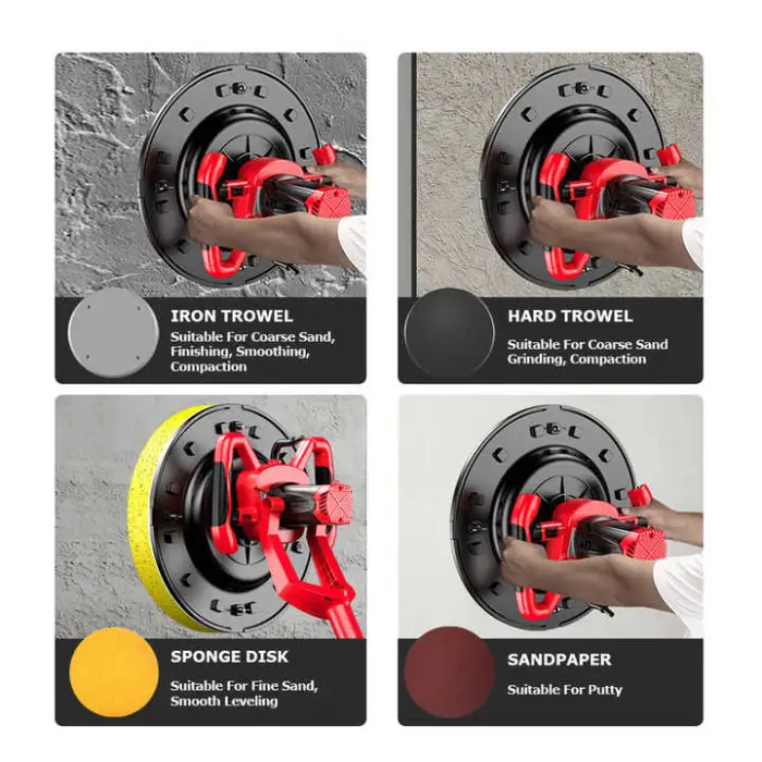 110v 220v 6800w 38cm Work Width Wall Cement Plastering Machine for Wall