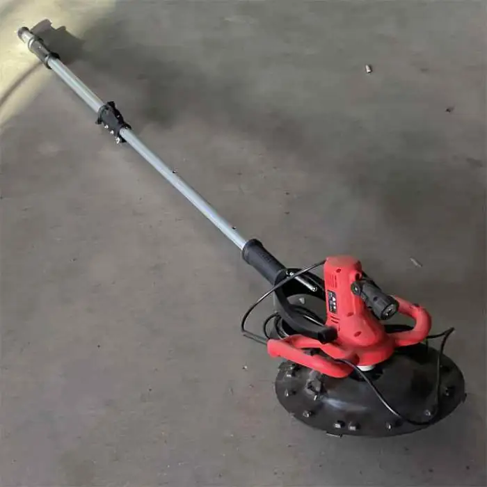 Extended Wall Plastering Machine With Light   Concrete Surface Power Trowel Machine