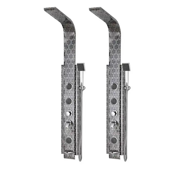 Modern Bathroom 304 Stainless Steel Wall Mounted Multifunctional Waterfall Smart Bath Set Shower Panel