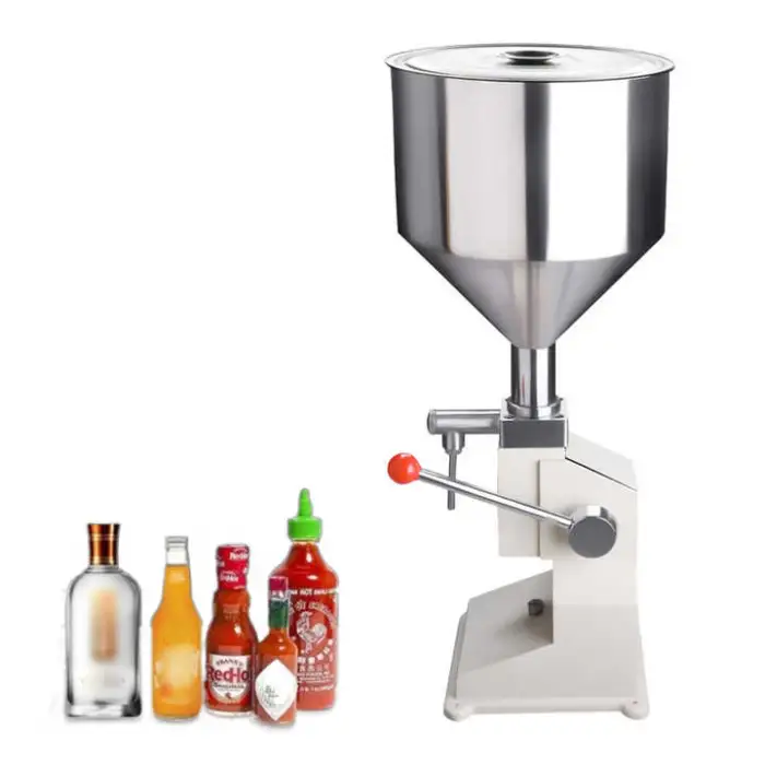 Semi Automatic Liquid FillerPiston-Type Oil Honey Cosmetic Shampoo Paste Ketchup Packing Small Business Home Use Filling Machine