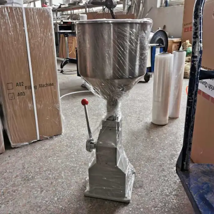 Portable Small Lip Gloss Filling Machine A03 Manual Stainless Steel Bottle Filling Filling Material Liquid & Paste 0-50ml