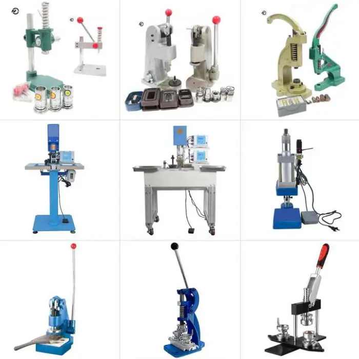 Multifunction Fabric Cover Button Making Machine and Buckle Tool for Leather Clothes Making Machines