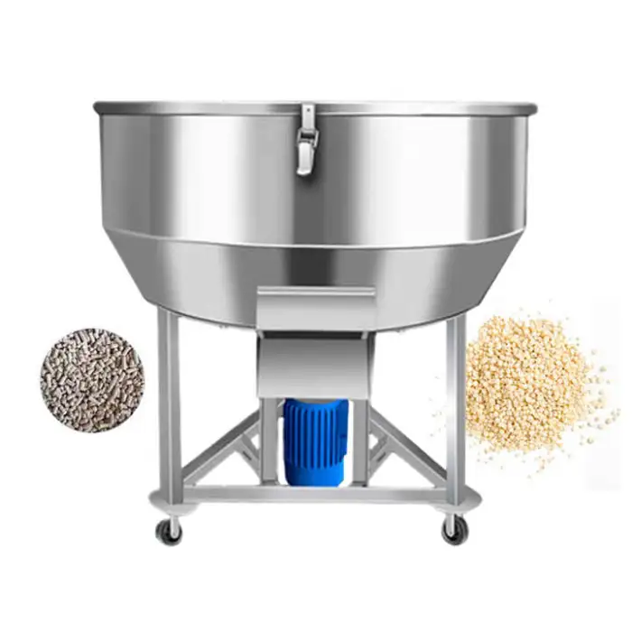 Full Automatic Feed Mixer 3000 Kg Washing Powder Mixing Machine Stucco Animal Food Charms Mix Enzyme Fruit Drink Vertical