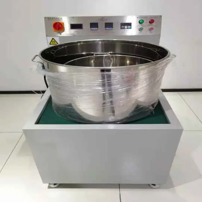 Dual Station Translational Magnetic Needle Grinding and Polishing Machine for Jewellery