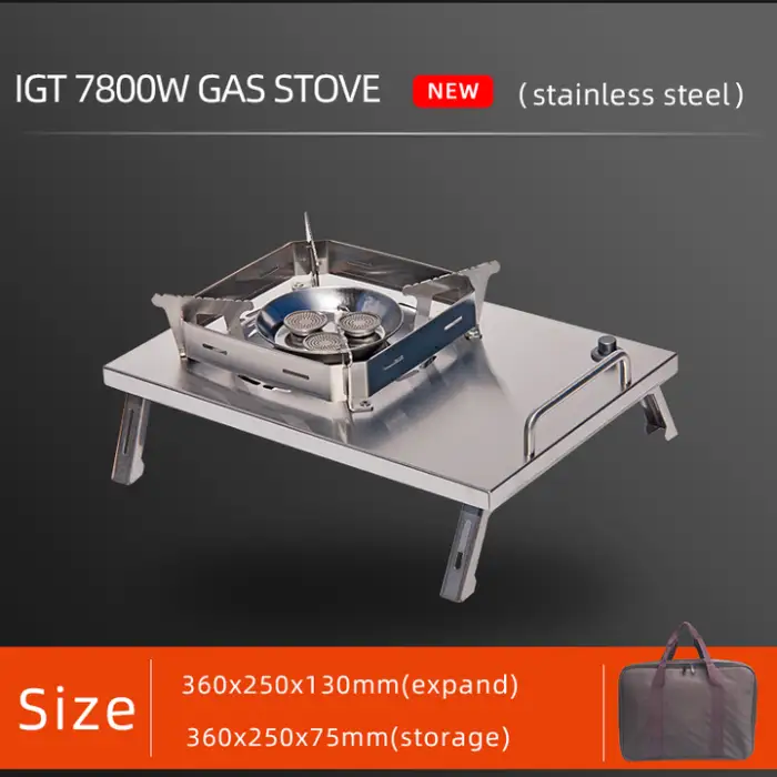 Bbq Grill Table Camping Table, Korean Outdoor Cooking, Picnic, Camp, Boat, Travel Stainless Steel Outdoor Furniture Modern