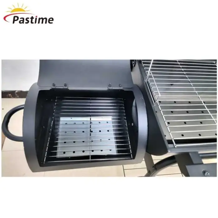 Stainless Steel Offset Barbecue Grills With Side Table